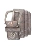 b.belt Gürtel Leder grau