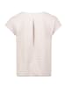 BETTY & CO Casual-Shirt mit Gummizug in Weiß/Taupe
