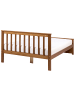 Beliani 3-tlg Doppelbett OLENDON in Braun
