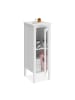 relaxdays Badezimmerschrank in Weiß - (B)30 x (H)81 x (T)33 cm