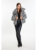 faina Steppjacke Mit Zebra-Print in Weiss Zebra
