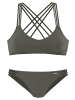 Bruno Banani Bustier-Bikini in oliv