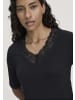 Hessnatur Hessnatur Kurzarm Nachthemd PURE SENSE aus TENCEL™ Modal in schwarz