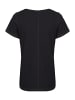 Salzhaut Rundhals T-Shirt für Damen in schwarz