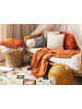 Beliani Kuscheldecke KHARI in Orange - (W) 125 x (H) 1 x (L) 150 cm