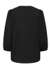 Kaffe Langarm-Bluse KAjollia Regular fit in Black Deep