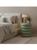 relaxdays Beistelltisch "Bubble" in Salbei - (H)45 x (Ø)31 cm