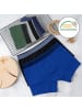 LOREZA 10er Set Boxershorts - Streifen - Schwarz 164-170