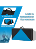 COSTWAY Gymnastikmatte tragbar 240x120x5cm in Blau