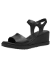 Tamaris Sandalette in BLACK LEATHER