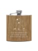 Mr. & Mrs. Panda Schnapsflasche Hund Dame mit Spruch in Braun