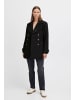 b.young Wollmantel BYCALINE JACKET - 20815141 schöner Mantel mit schicken Knöpfen in Schwarz