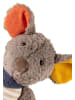 Sigikid Kuscheltier Maus Patchwork Sweety in grau/orange/gelb