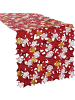 REDBEST Jacquard Tischläufer in rot