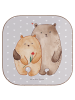 Mr. & Mrs. Panda Flaschenuntersetzer Bären Liebe ohne Spruch in Grau Pastell