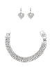 faina Women Jewelry Set in silver