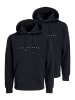 Jack & Jones Sweatshirt / Hoodie Star in Schwarz