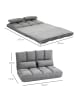 HOMCOM Bodensofa in Grau 102L x 73B x 60H cm