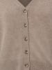 Marie Lund Strickjacke in taupe - 0002
