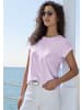 Vivance Kurzarmshirt in flieder
