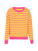 myMo Women Sweater in Orange Multicolor