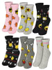 Smiley World Smileyworld Socken Adventskalender mit 12 Paar kurz und lang in Mehrfarbig
