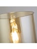 Licht-Erlebnisse Tischlampe (B)20 x (L)20 x (H)25.5 cm in Mokka Bernstein