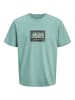 JACK & JONES PLUS T-shirt in Mineral Blue