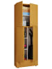 VCM  Holz Besenschrank Staubsauger Putzschrank Lona S in Buche