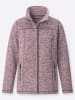 WITT WEIDEN Strickfleece-Jacke in rosé-meliert
