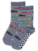 TupTam Kinder Socken Mädchen Jungen Bunt Gemustert 6er Pack in blau/rot