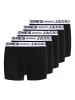 JACK & JONES PLUS 5er-Pack Trunks in Black