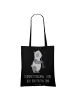 Mr. & Mrs. Panda Shopping Tasche Klarinette Liebe  mit Spruch in Schwarz