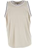 DEF DEF Herren Mesh Tanktop in oatmeal/white
