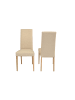 möbel-direkt Polsterstuhl (2Stück) Mia in beigefarben