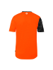 Kempa Trainings-T-Shirt Athletics 29 Kids in fluo orange/schwarz
