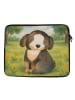 Mr. & Mrs. Panda Notebook Tasche Hund Entspannen Design ohne Spruch in Weiß