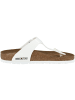 Birkenstock Zehensandale Gizeh Birko-Flor Lack normal in weiss