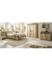 Furn.Design Schlafzimmer-Set 5-teilig in Used Wood, anthrazit mit Bett 140 x 200 cm