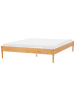 Beliani Doppelbett VEYRAC in Braun - (W) 168 x (H) 38 x (L) 211 cm