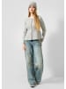 QS Strickjacke in 9400_grau meliert