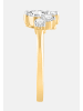 Ethische Diamanten Ring aus 375 Gelbgold mit Lab Grown Diamant