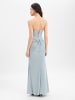 Unique Kleid in hellblau silber - 0003