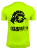 GUGGEN MOUNTAIN Funktionsshirt Sport T-Shirt mit Logo in Gelb
