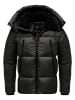 Humy Winterjacke mit Kapuze in Schwarz