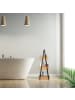 relaxdays Badregal in Natur - (B)18 x (H)81 x (T)30 cm