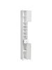 Beliani Badezimmerschrank CUICOCHA in Weiß - (W) 20 x (H) 180 x (L) 20 cm
