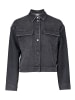 BETTY & CO Jeansjacke mit aufgesetzten Taschen in Dark Grey Denim