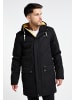 ICEBOUND Herren Winterparka in Schwarz