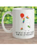 Mr. & Mrs. Panda Kaffeetasse Einhorn Luftballon mit Spruch in Weiß